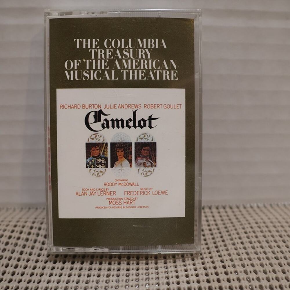 Richard Burton Julie Andrews Camelot Cassette 1973 Columbia Broadway Cast